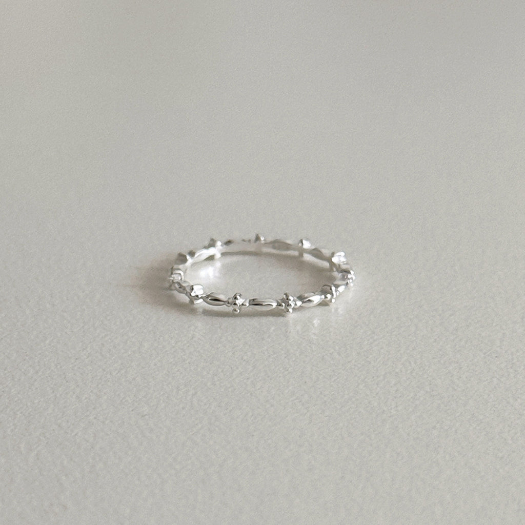 Delicate Cross Stacking Ring