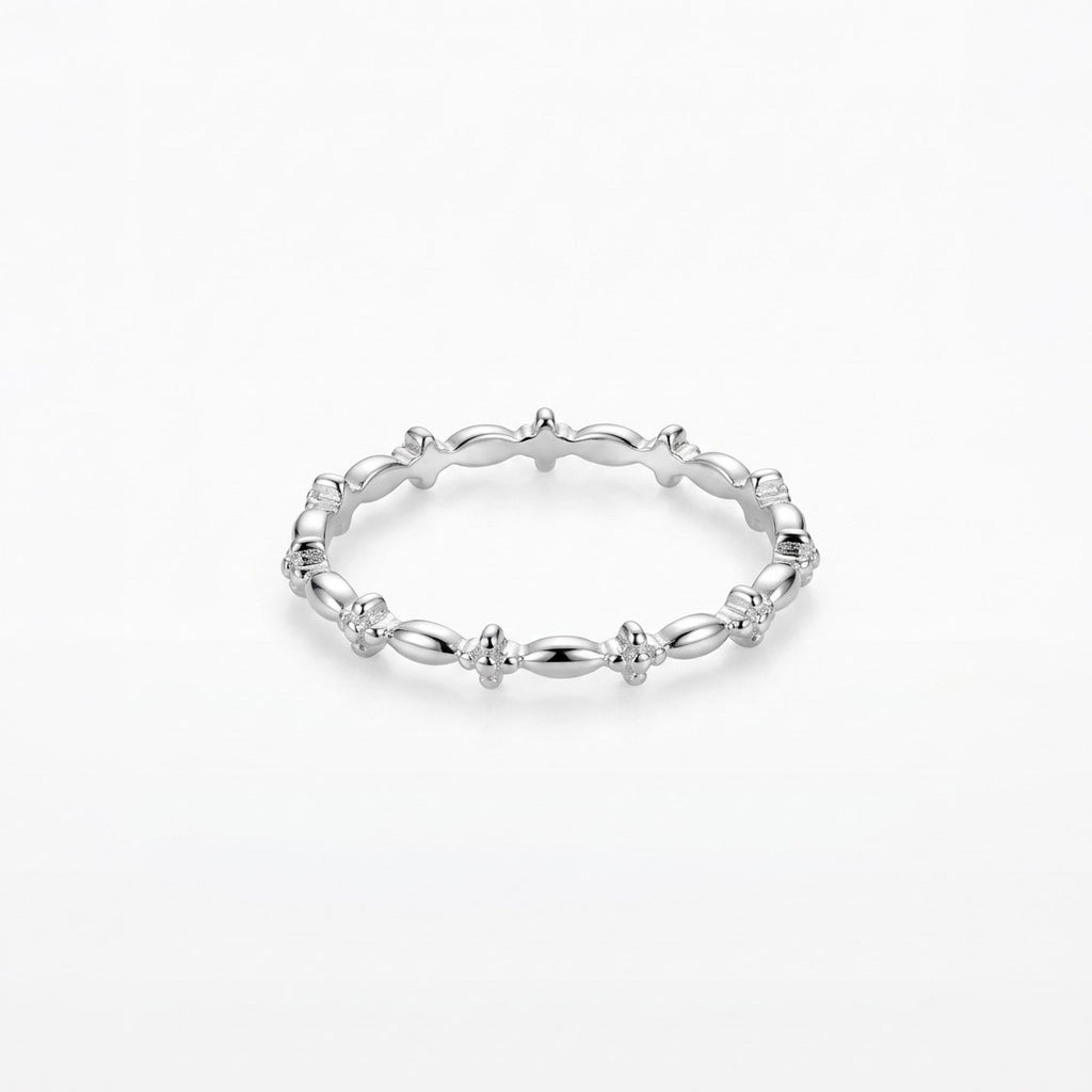 Delicate Cross Stacking Ring
