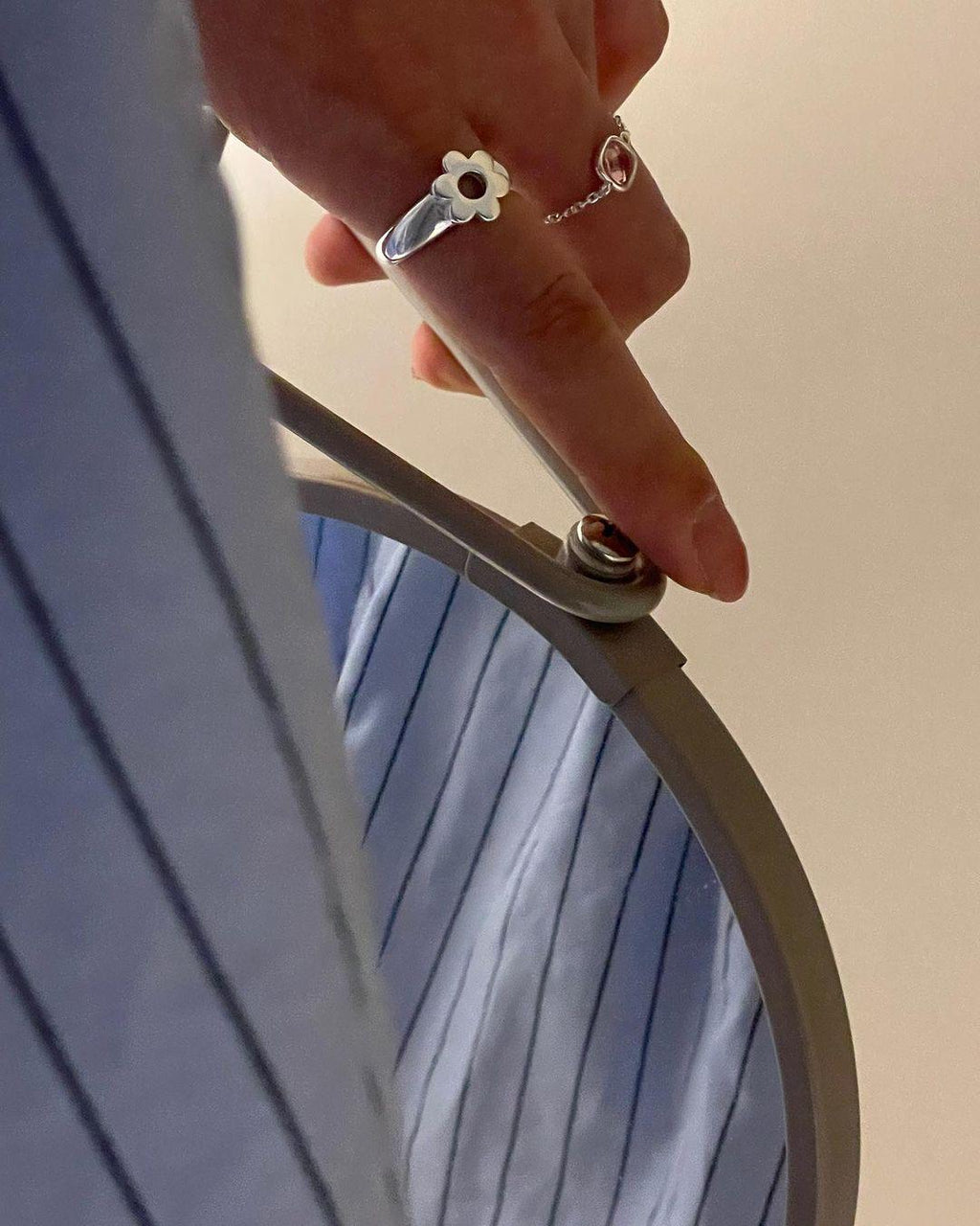 Happy Flower Silver Ring
