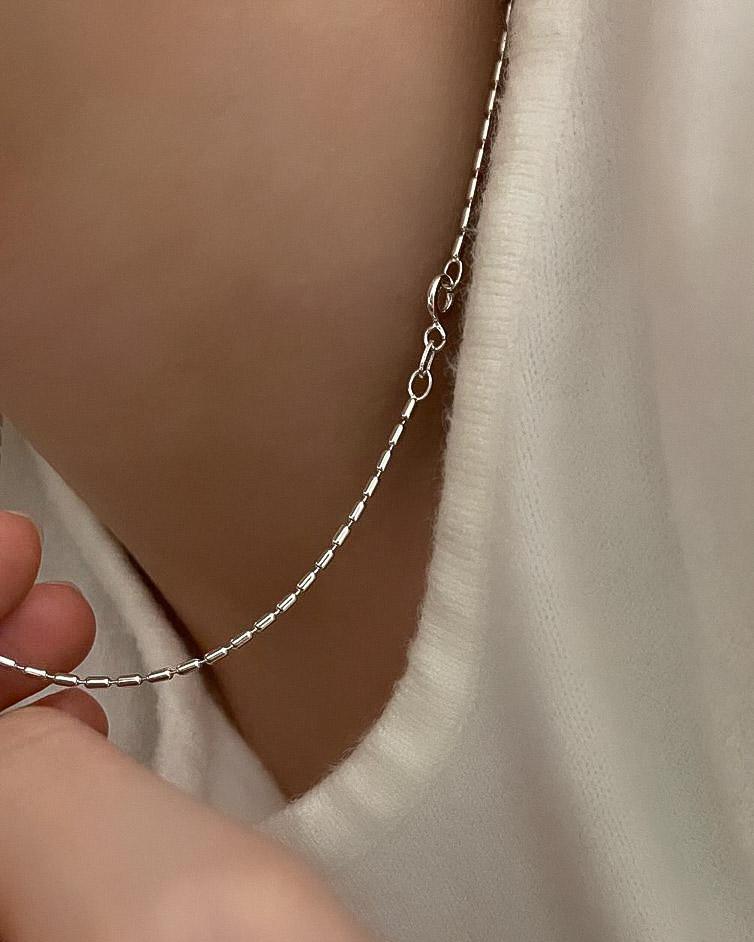 Oval Ball Chain Necklace