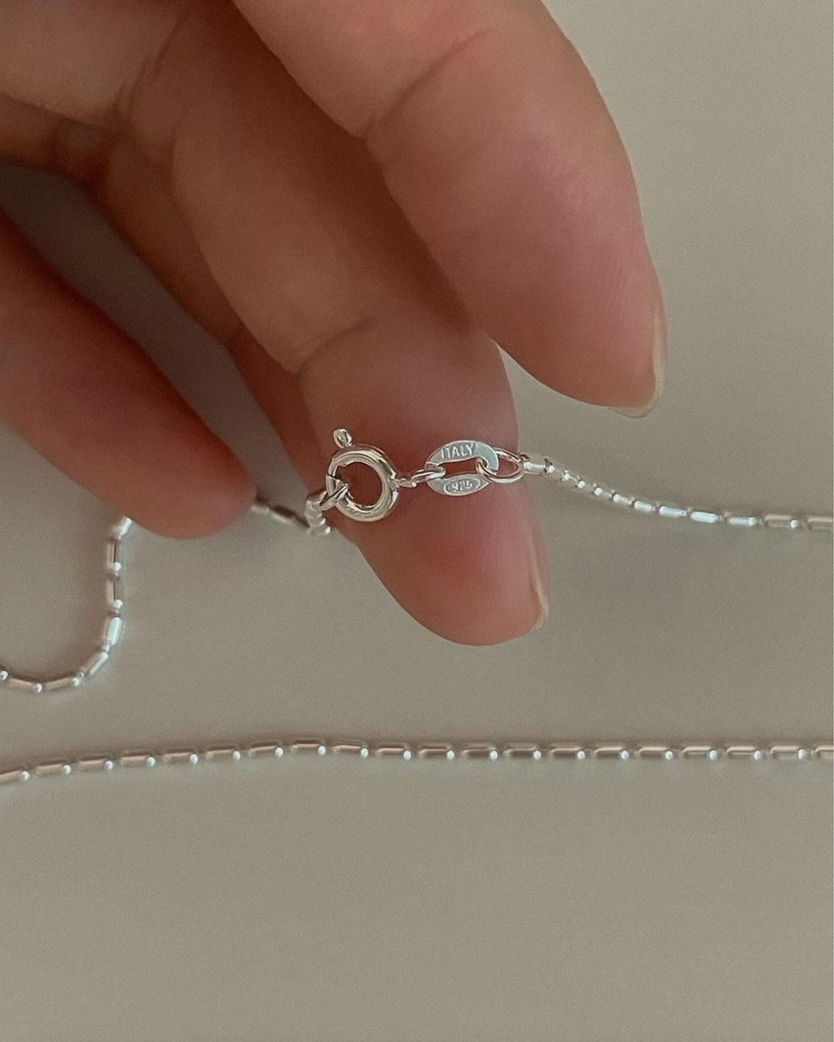 Oval Ball Chain Necklace