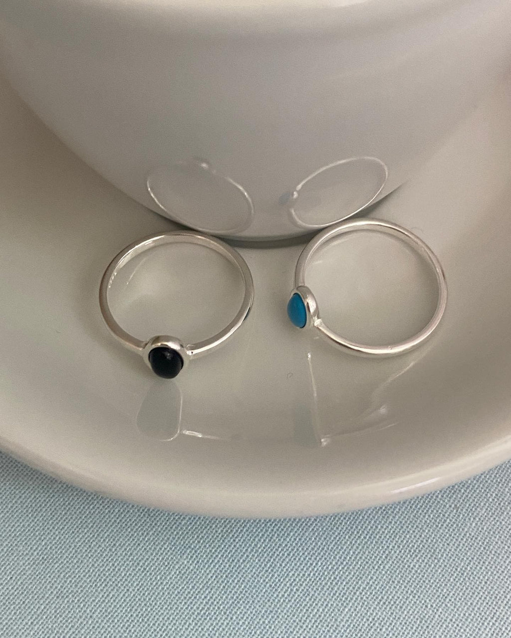 Oval Gemstone Ring