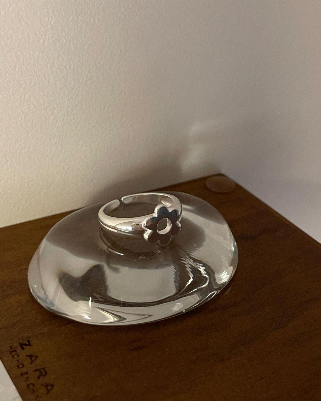 Happy Flower Silver Ring