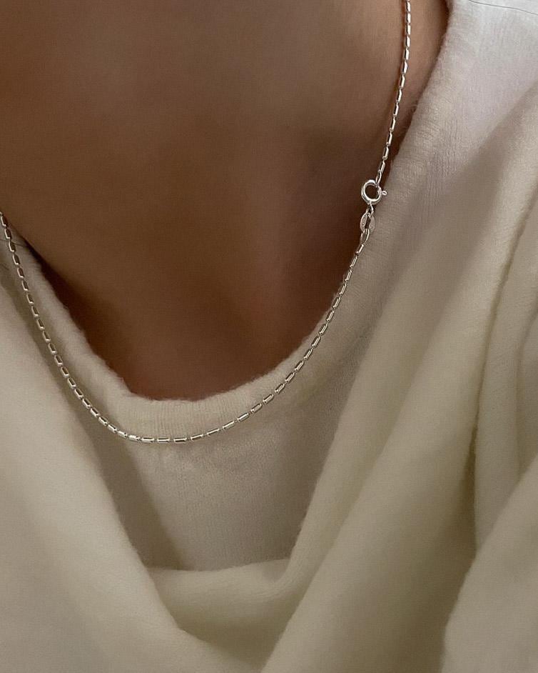 Oval Ball Chain Necklace