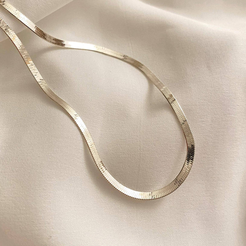 Sleek 3mm Snake Chain Necklace