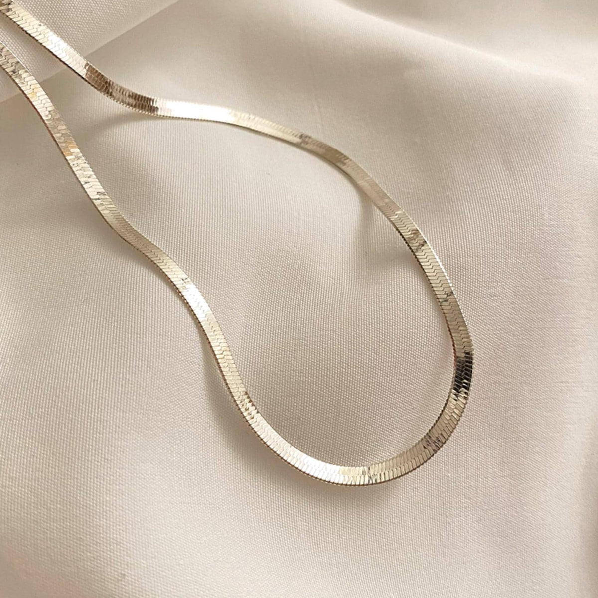 Sleek 3mm Snake Chain Necklace