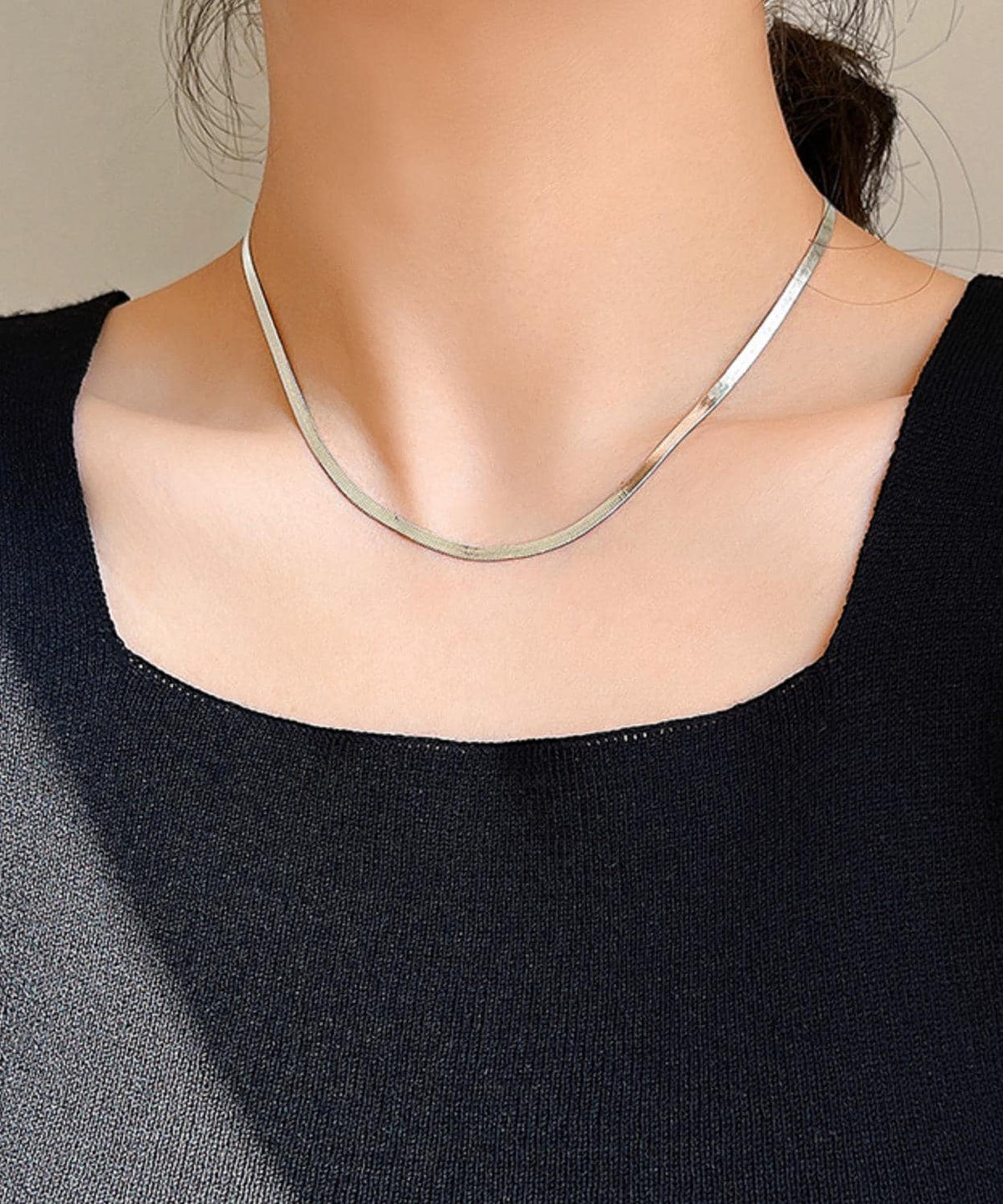 Sleek 3mm Snake Chain Necklace