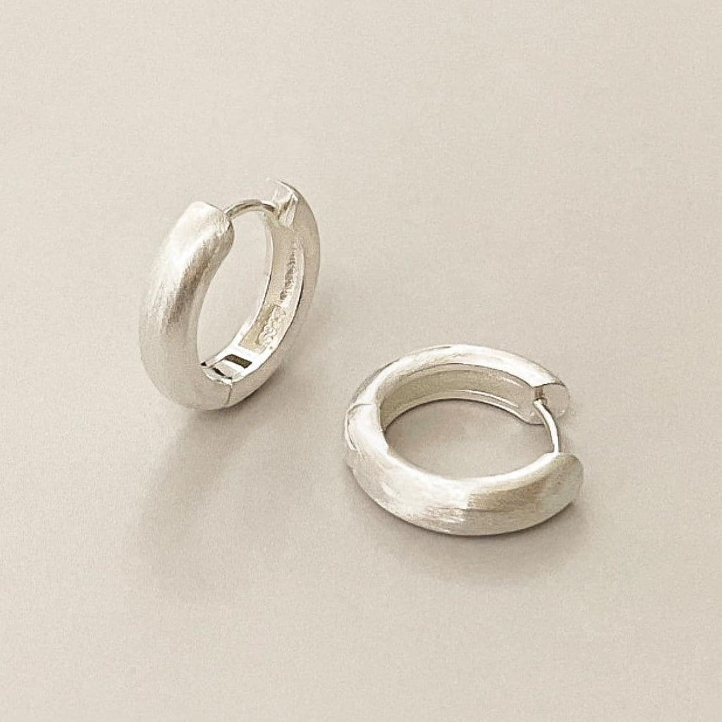Timeless Chunky Matte Huggie Earrings