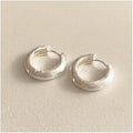 Timeless Chunky Matte Huggie Earrings