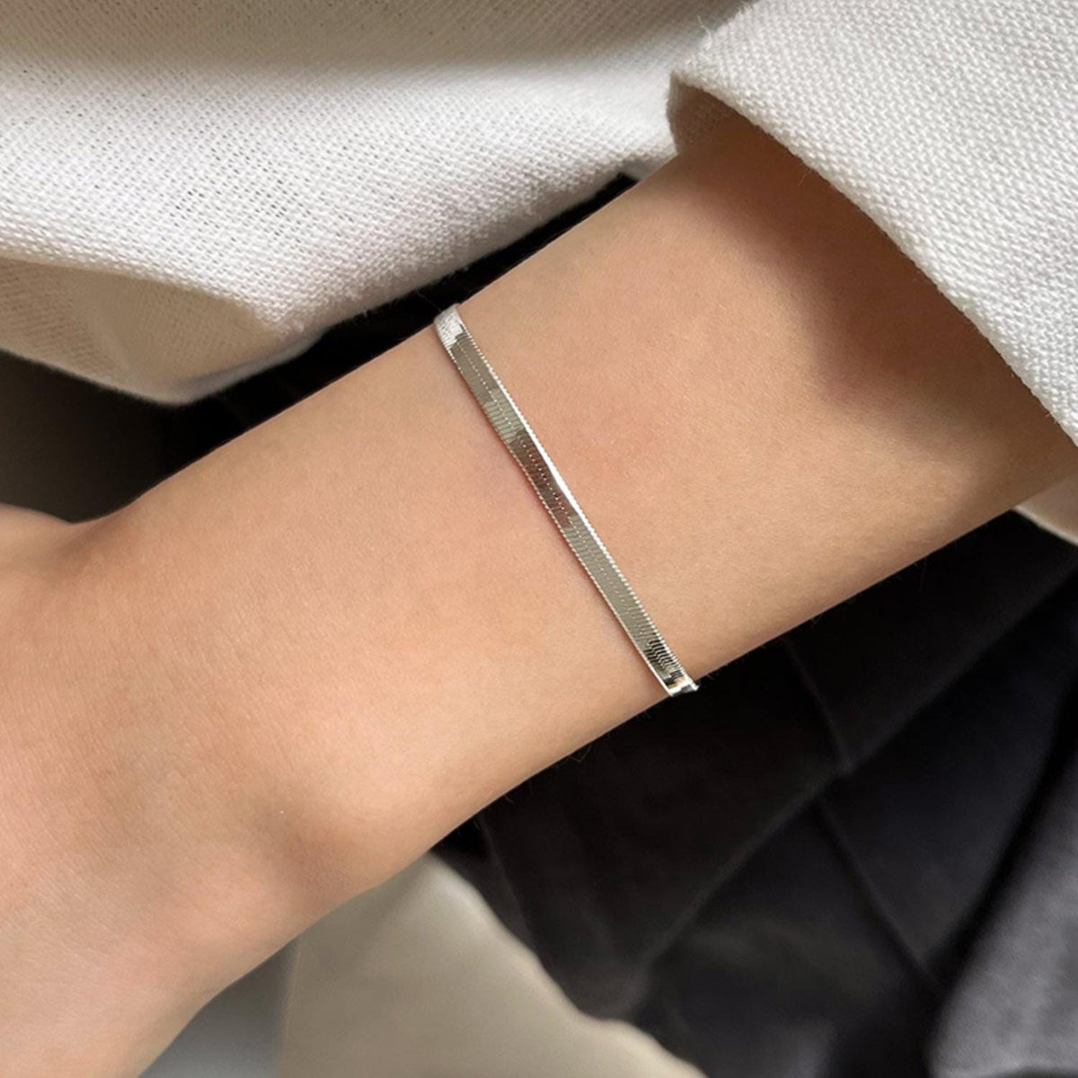 Sleek Snake Chain Bracelet