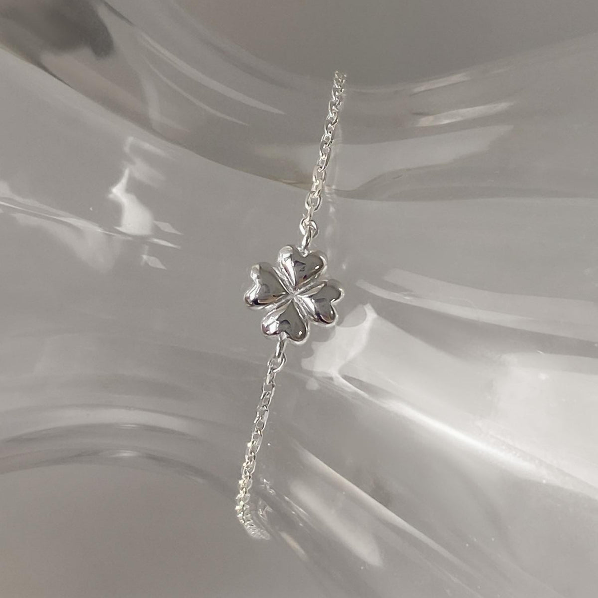 Lucky Four Leaf Clover Bracelet