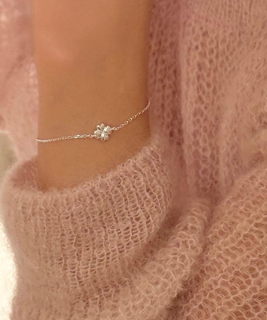 Lucky Four Leaf Clover Bracelet