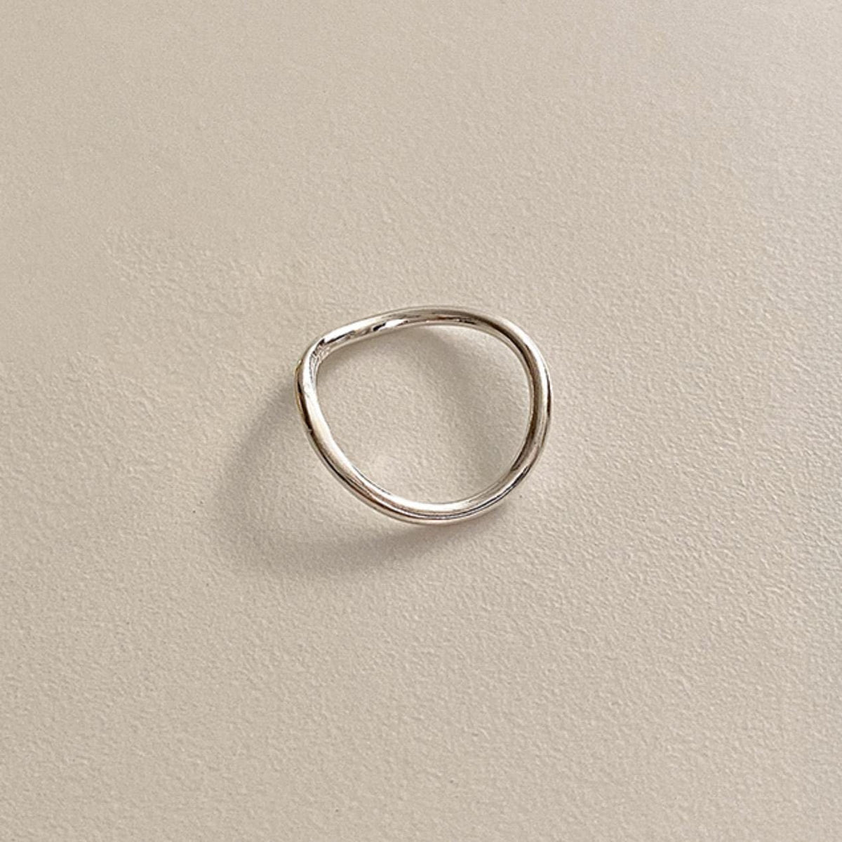 Organic Wave Stacking Ring