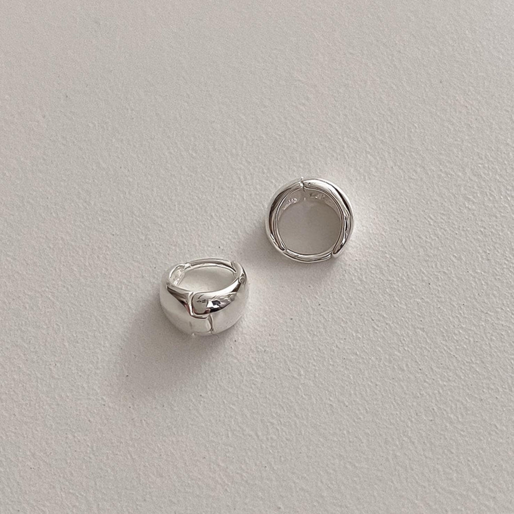 Tiny Droplet Hoop Earrings