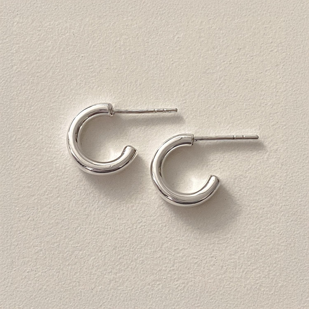 Classic Hoop Stud Earrings