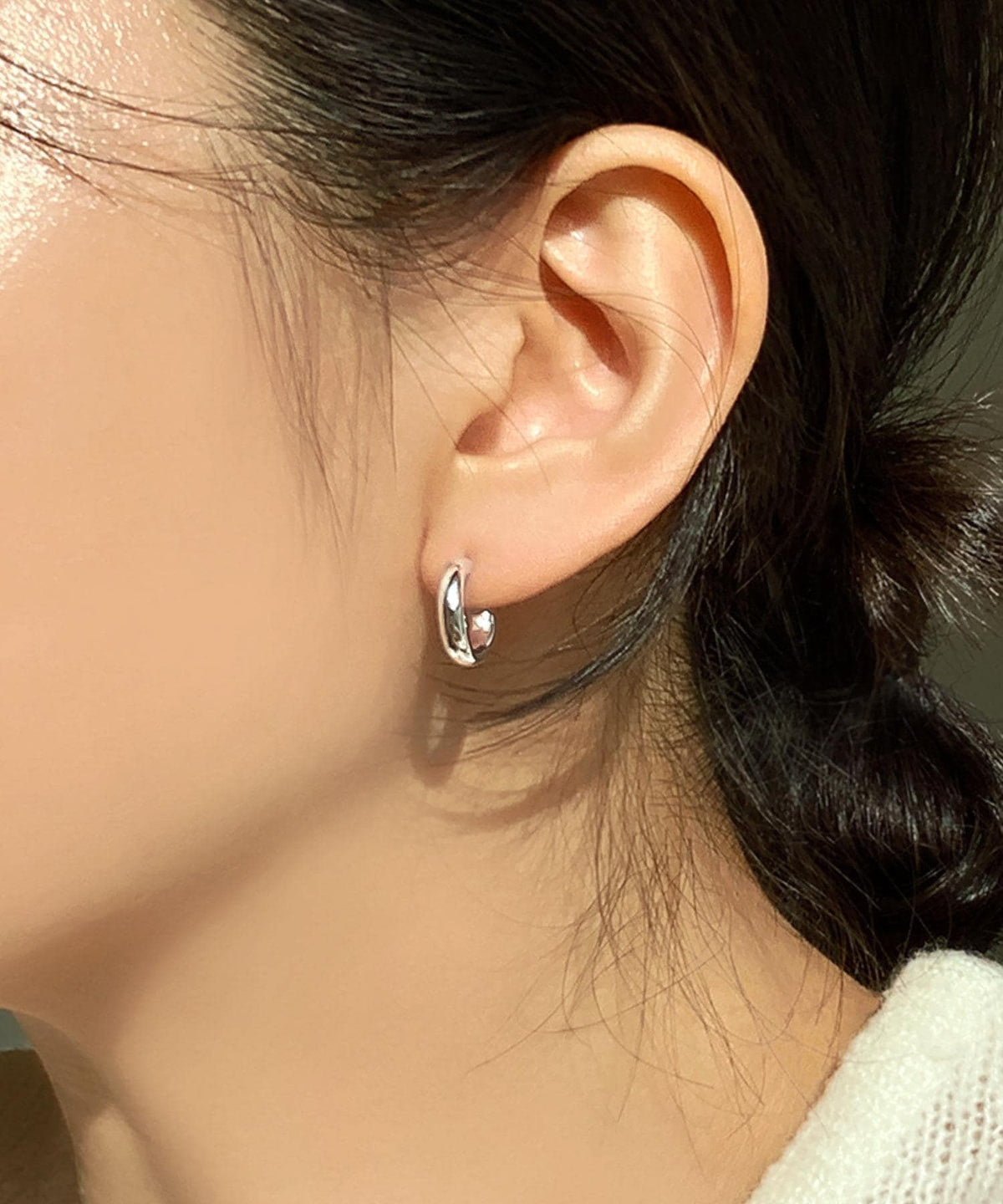 Classic Hoop Stud Earrings
