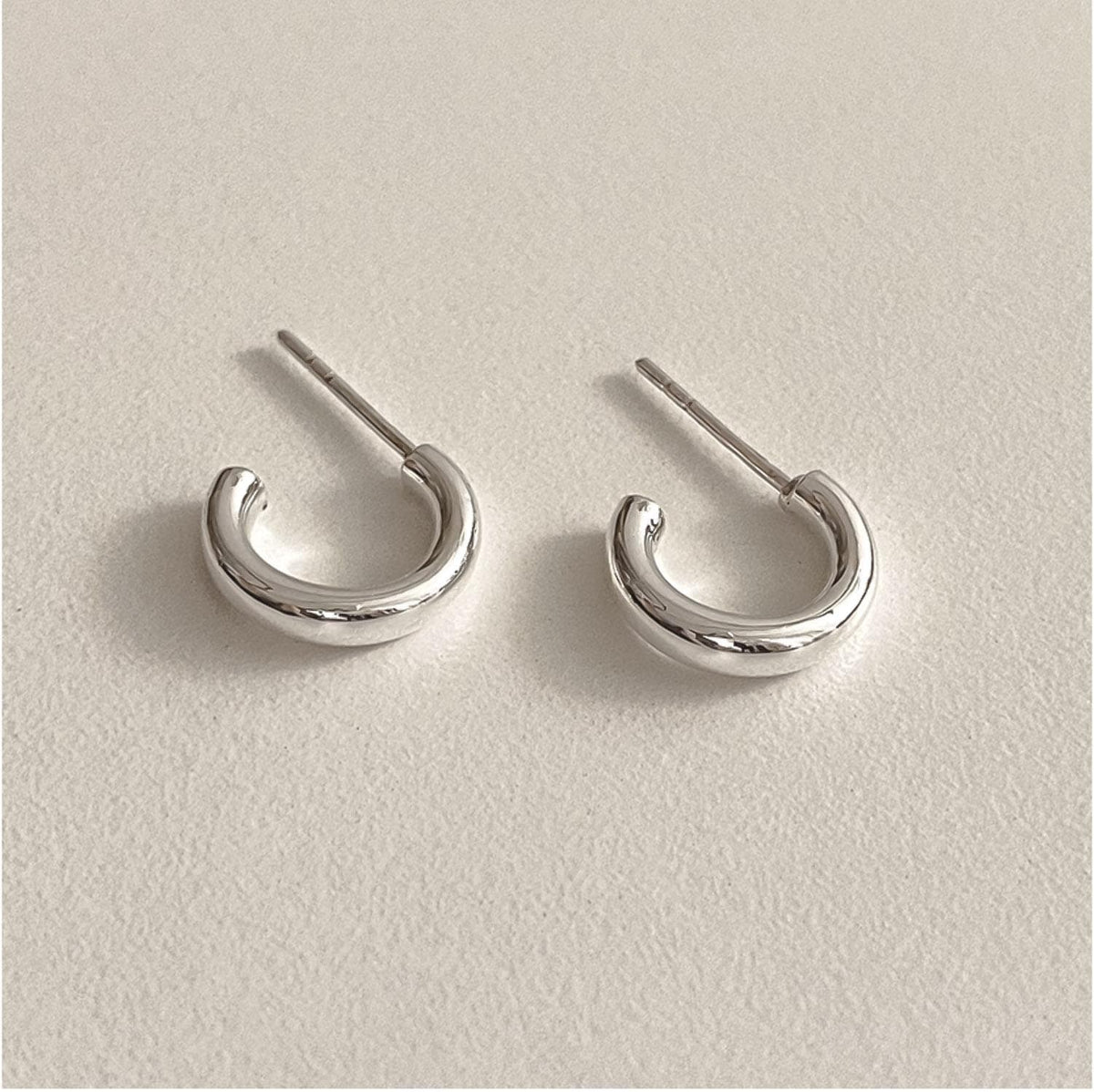 Classic Hoop Stud Earrings