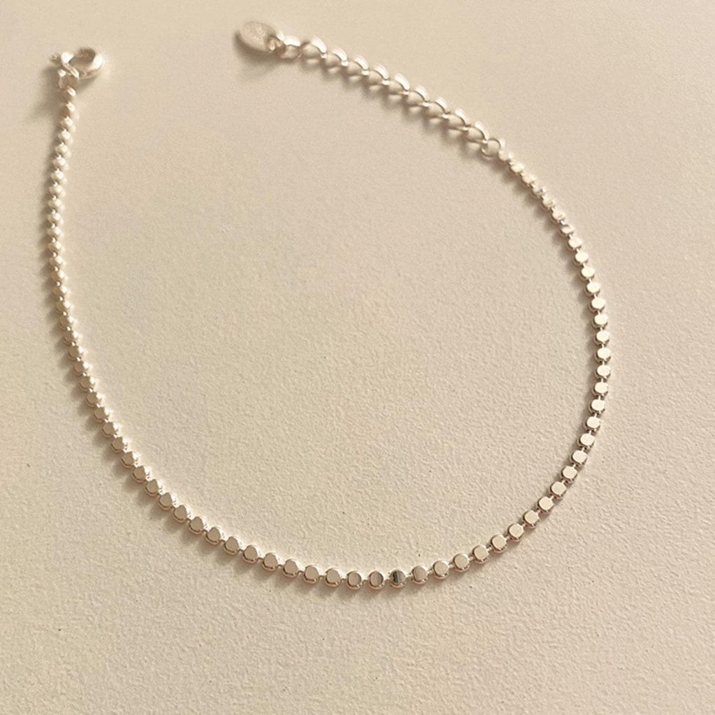 Flat Dot Chain Bracelet