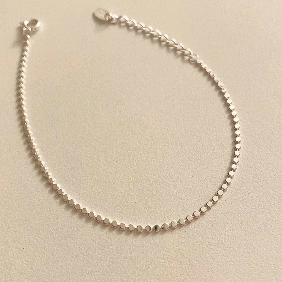 Flat Dot Chain Bracelet