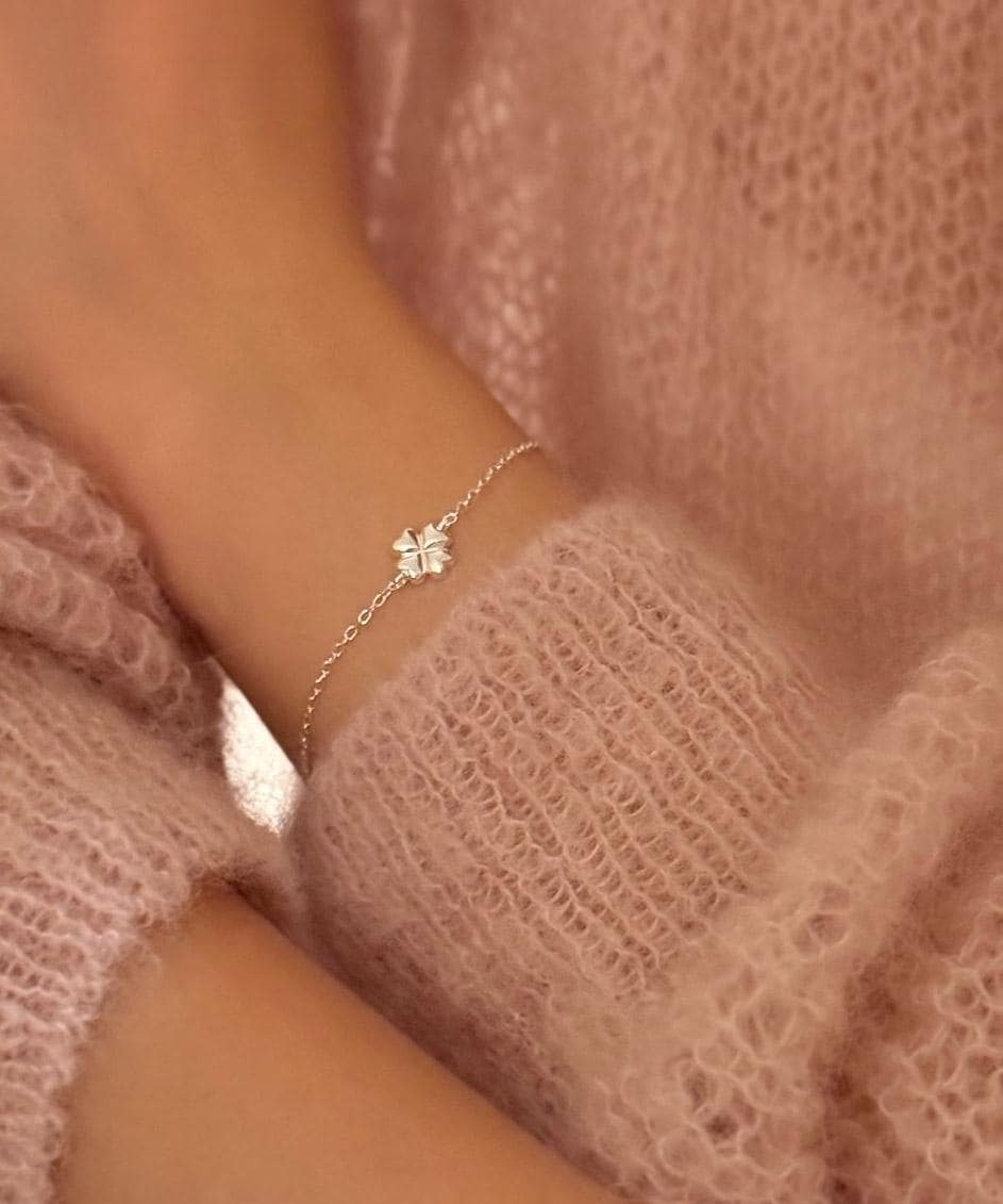 Lucky Four Leaf Clover Bracelet