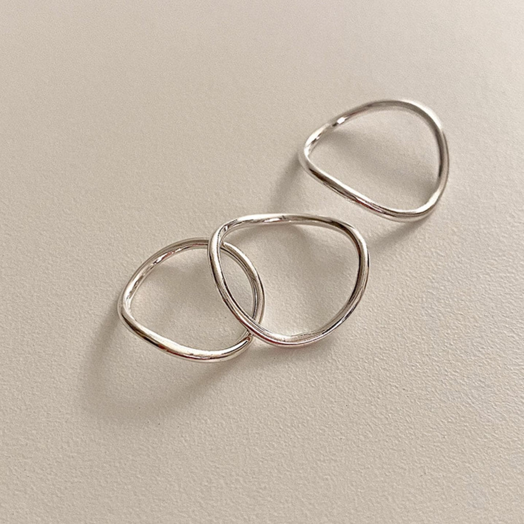 Organic Wave Stacking Ring