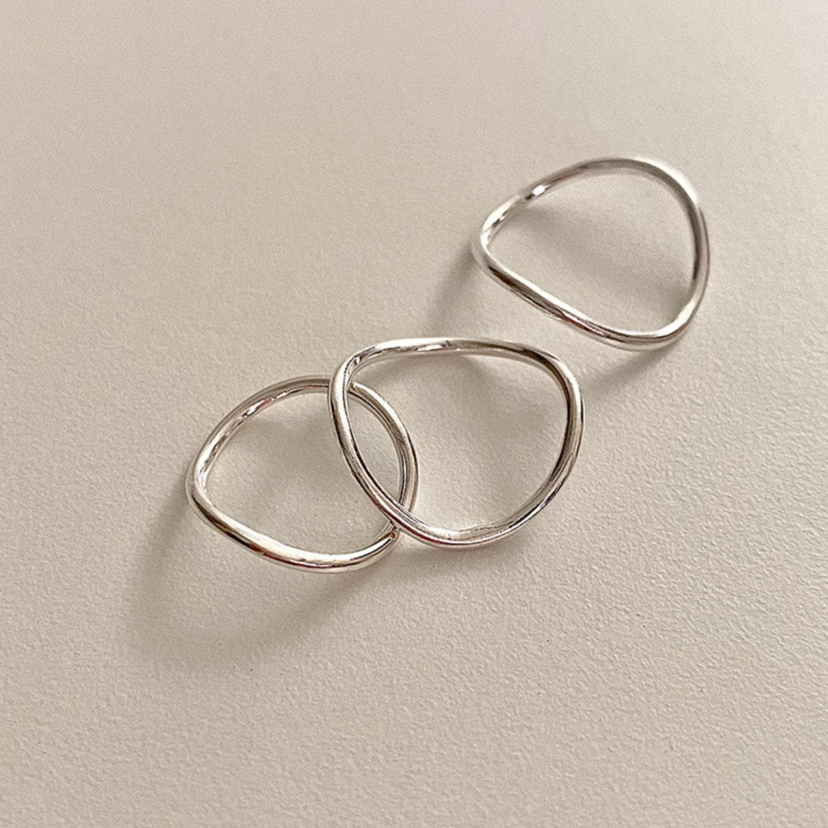 Organic Wave Stacking Ring