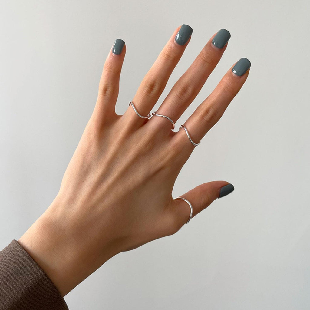 Organic Wave Stacking Ring