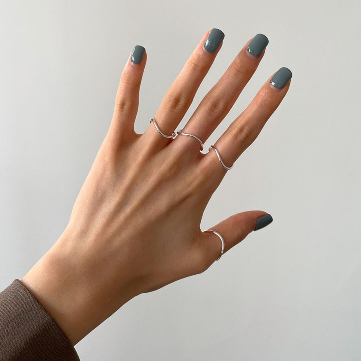 Organic Wave Stacking Ring