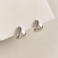 Bold Fan Huggie Earrings