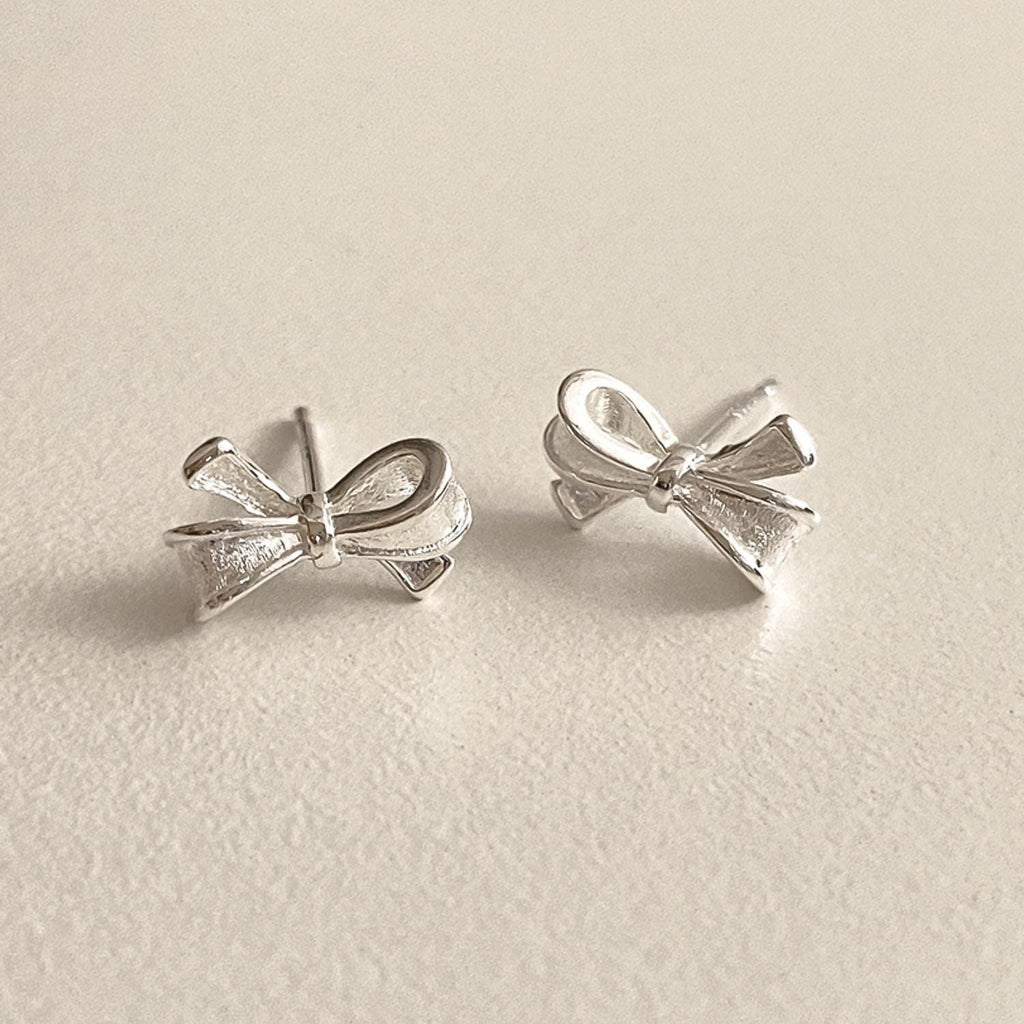 Mini Ribbon Stud Earrings