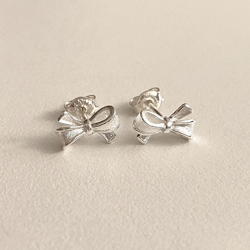 Mini Ribbon Stud Earrings