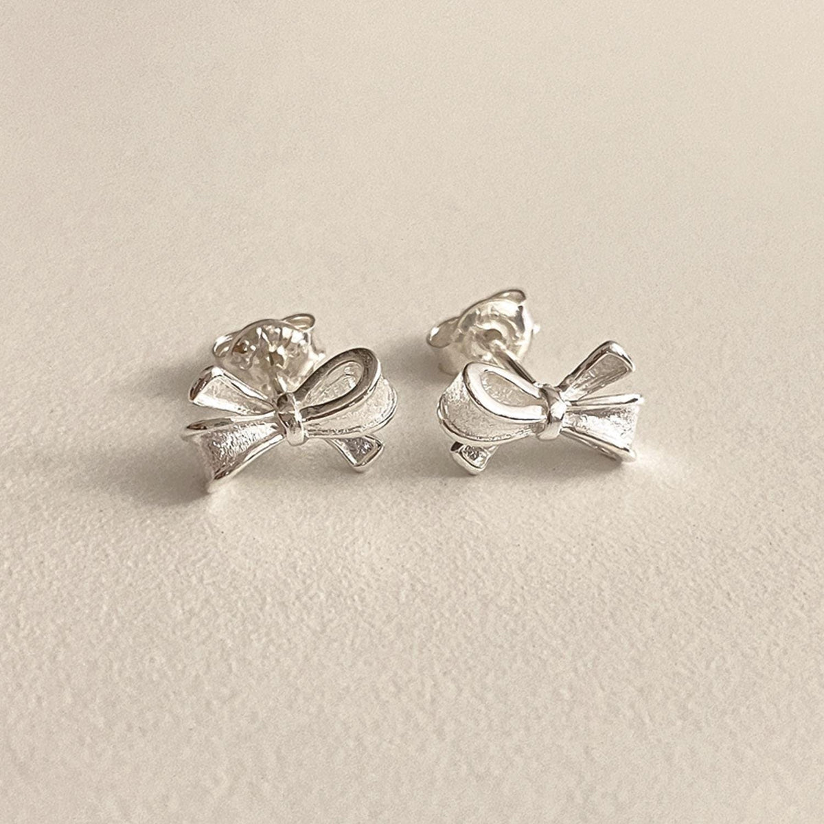 Mini Ribbon Stud Earrings