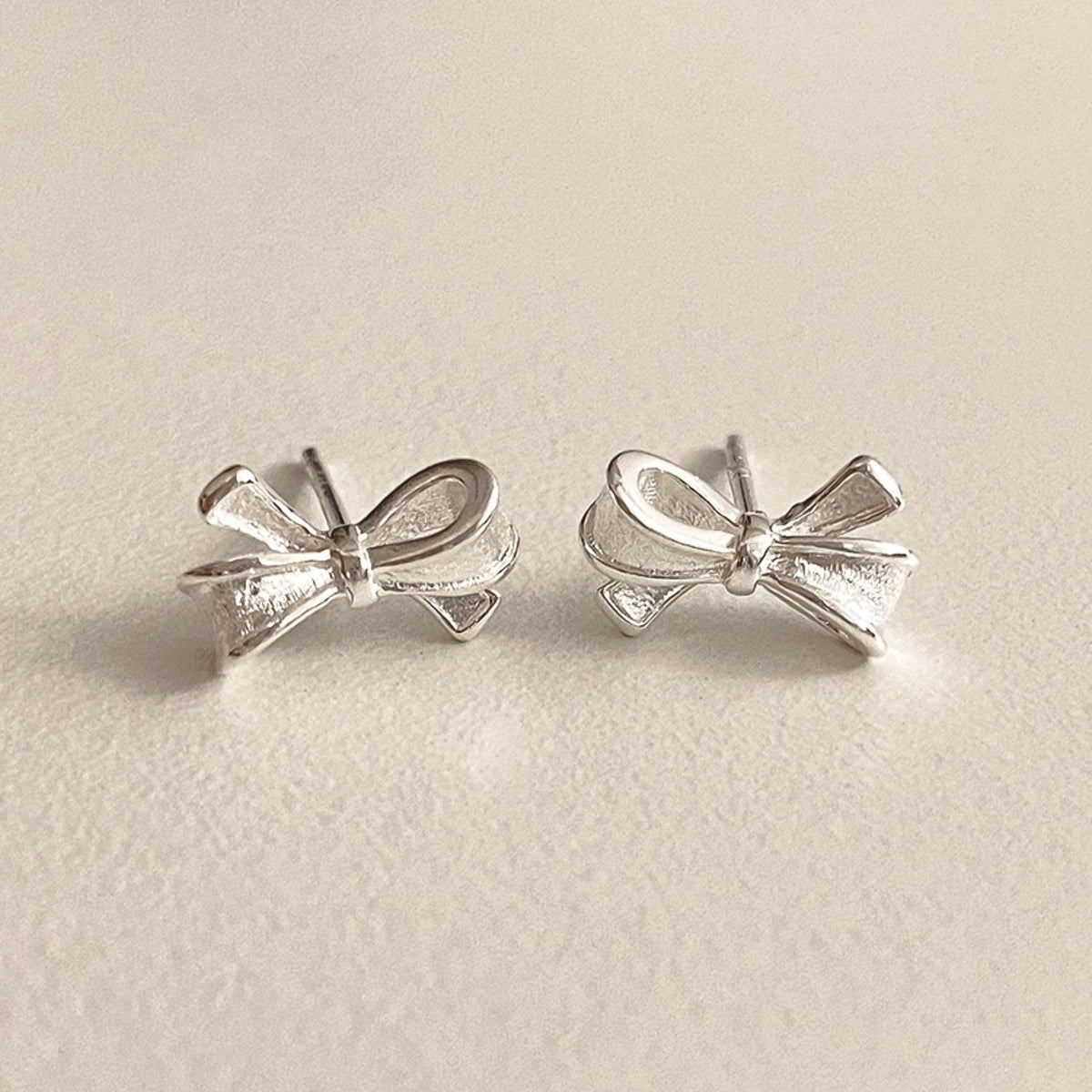 Mini Ribbon Stud Earrings