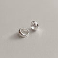 Tiny Droplet Hoop Earrings