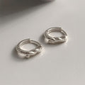 Mini Twisted Huggie Earrings