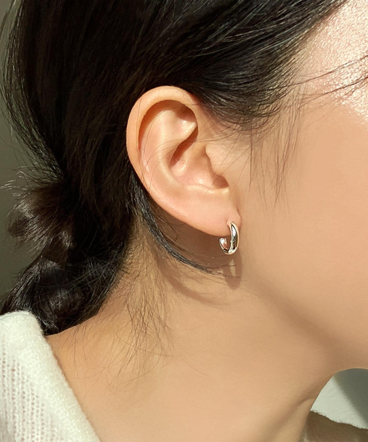 Classic Hoop Stud Earrings