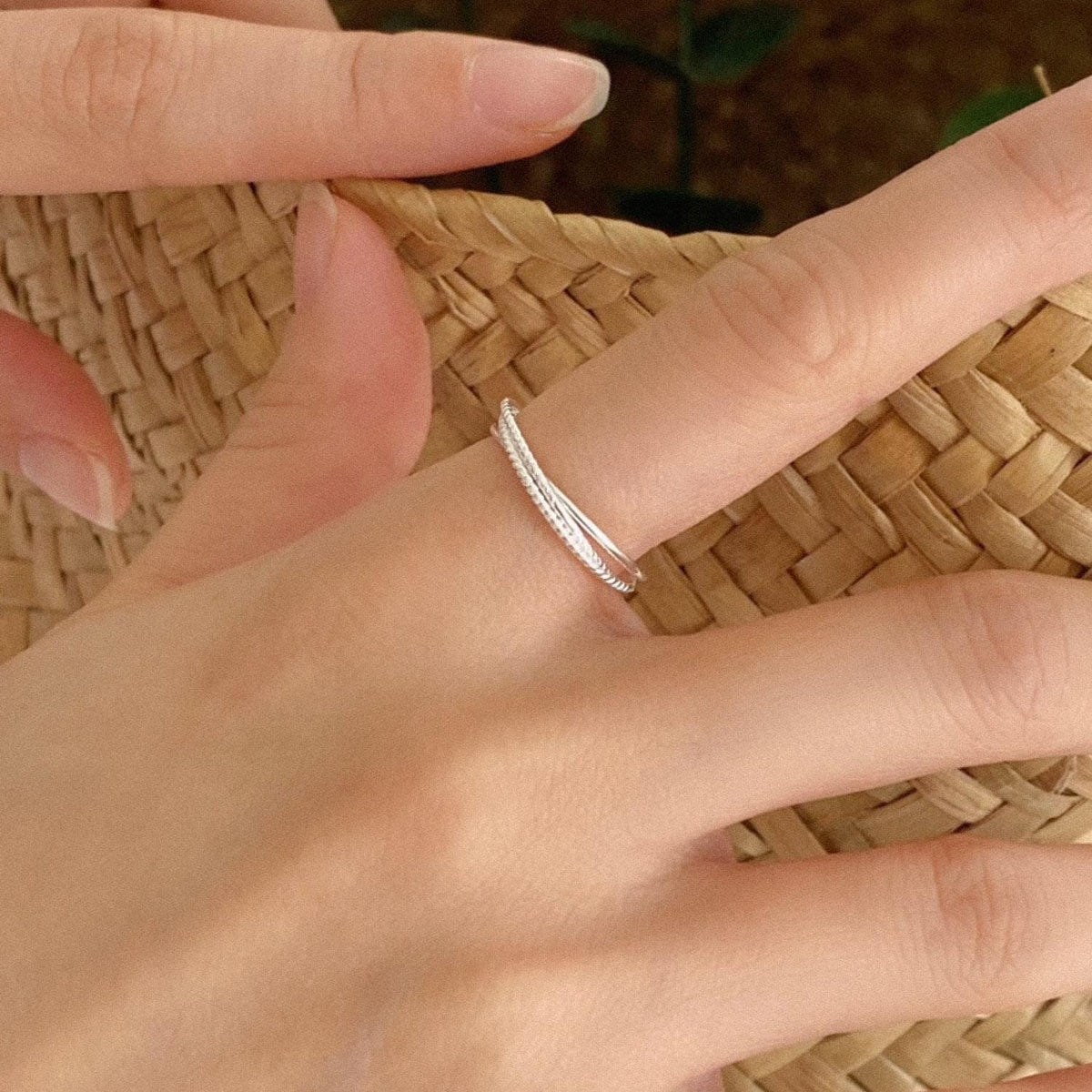 Trinity Interlocking Stacking Ring