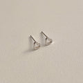 Mini Open Heart Stud Earrings