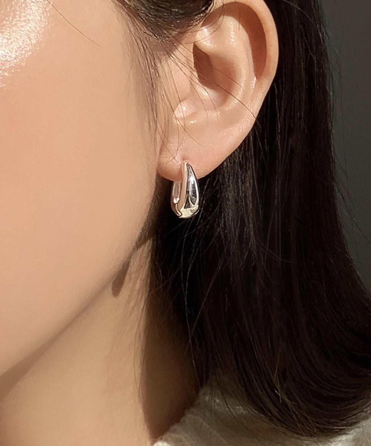 Classic Chunky Huggie Earrings