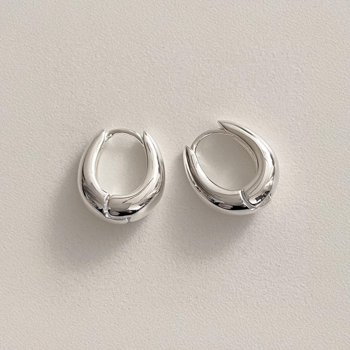 Classic Chunky Huggie Earrings