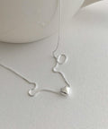 Heart Pendant Box Chain Necklace