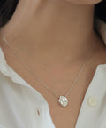 Organic Pebble Pendant Necklace