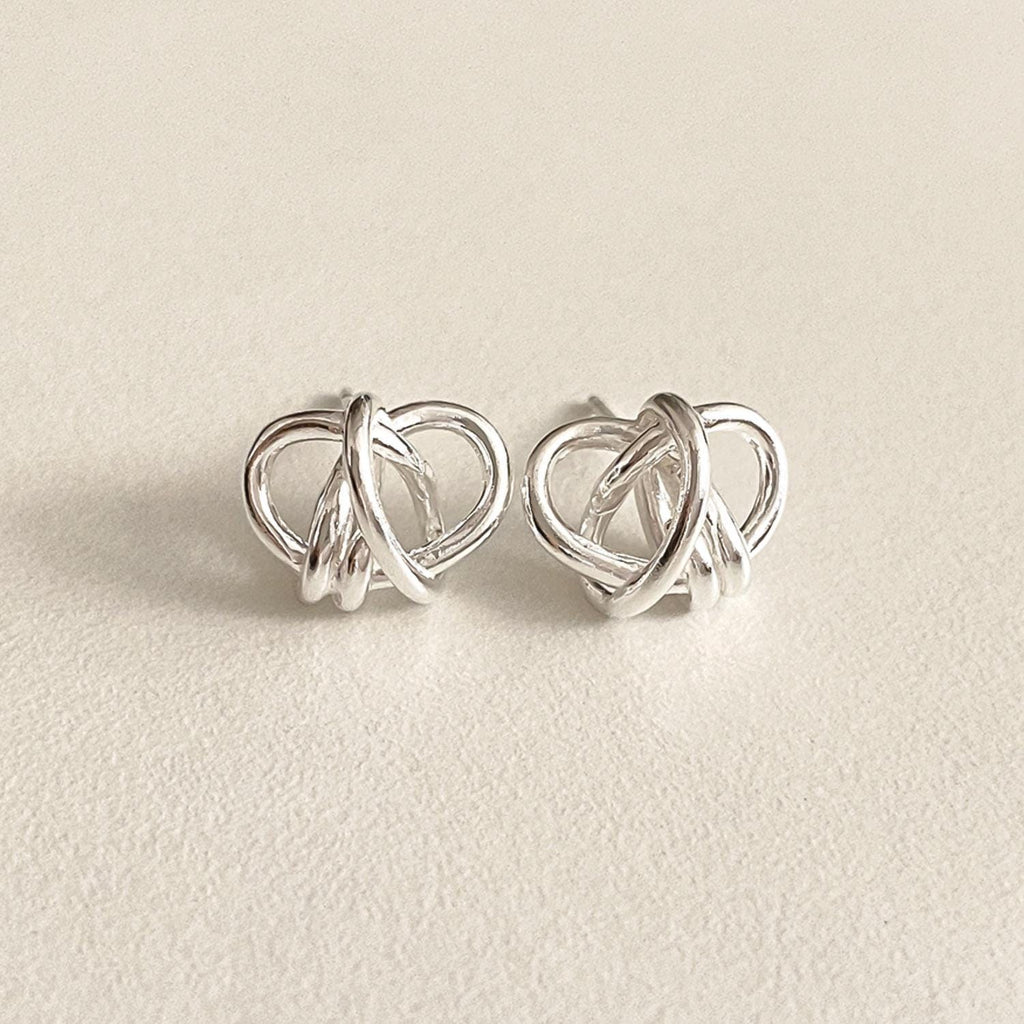 Entwine Knot Stud Earrings