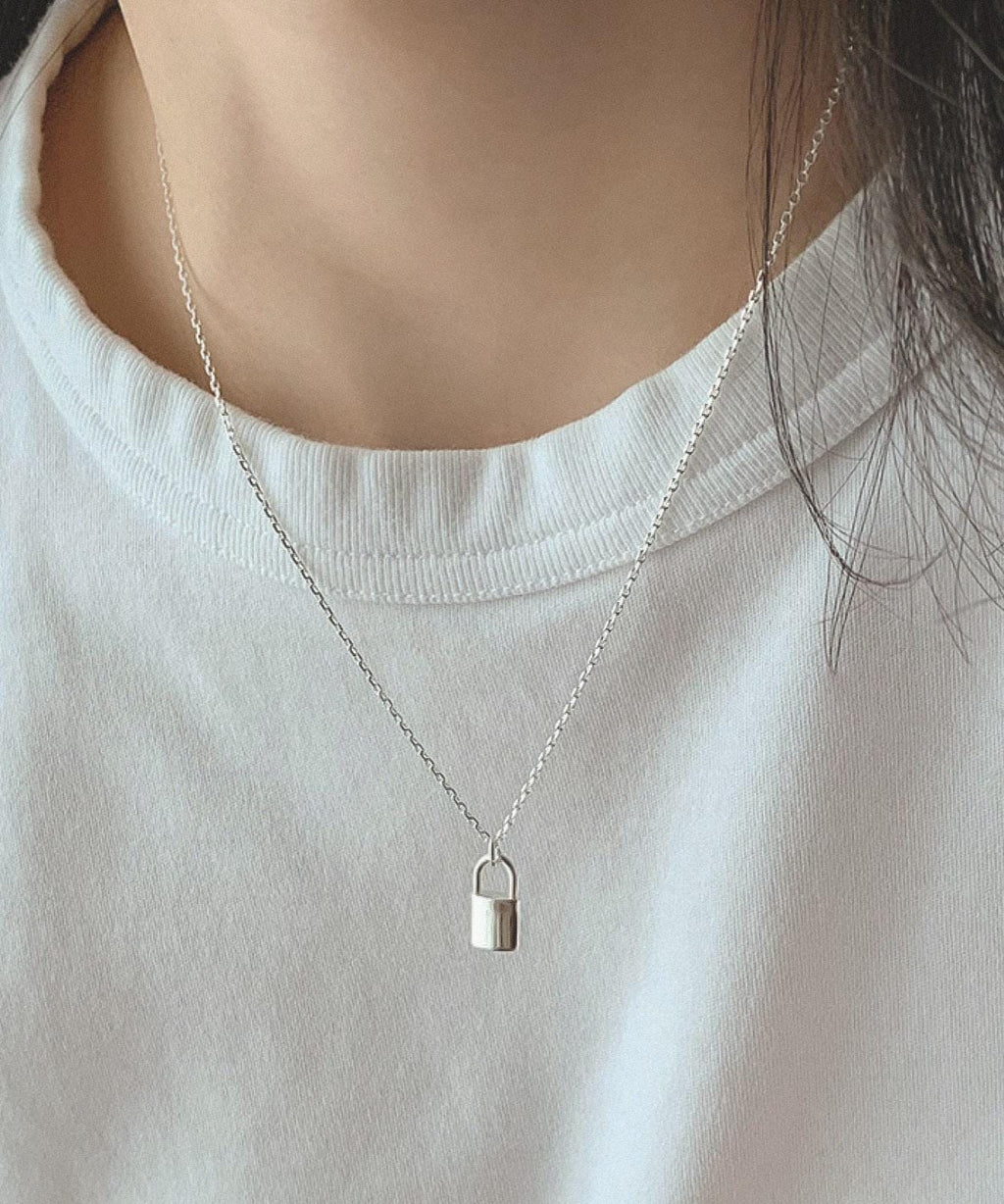 Lock Pendant Necklace