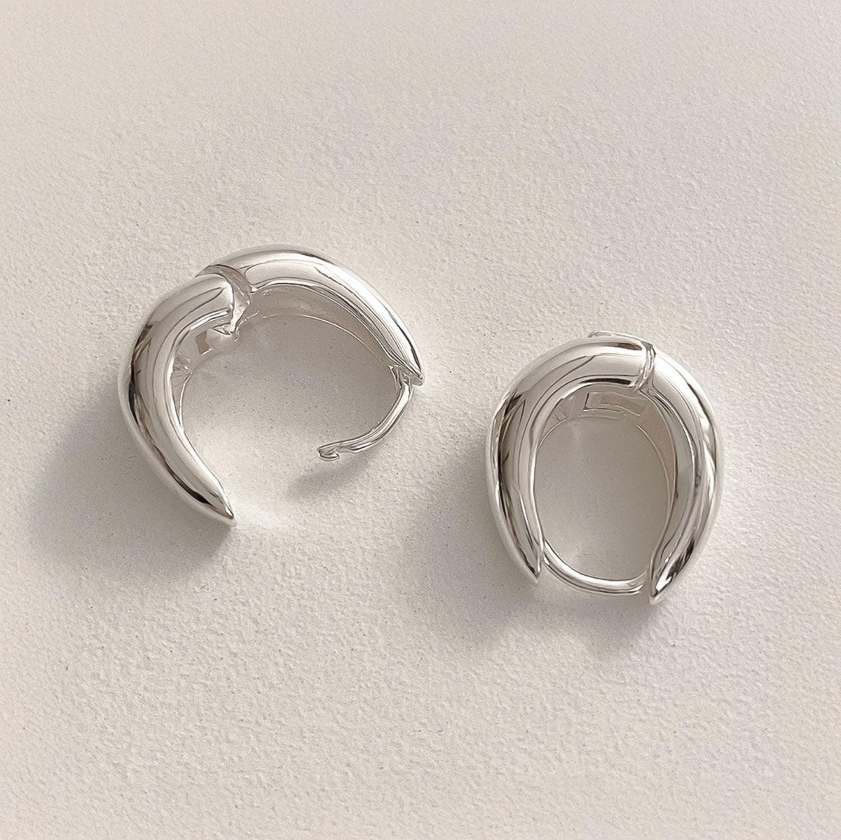 Classic Chunky Huggie Earrings
