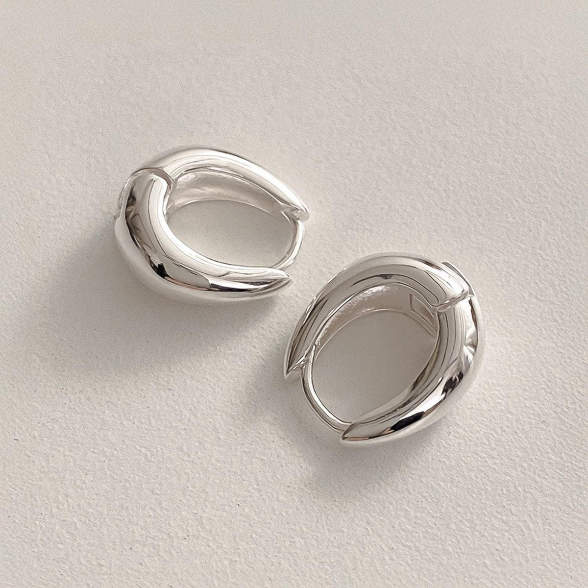 Classic Chunky Huggie Earrings