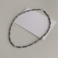 Labradorite Silver Beaded Choker Necklace