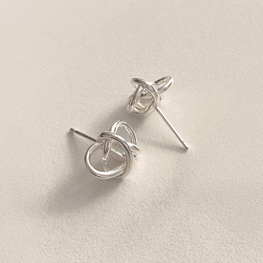 Entwine Knot Stud Earrings