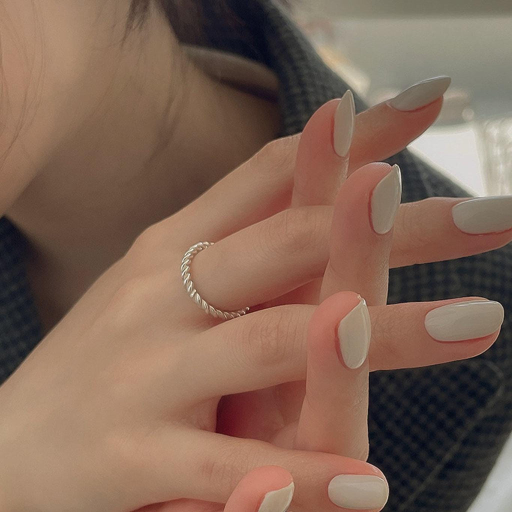 3mm Twisted Rope Band Ring