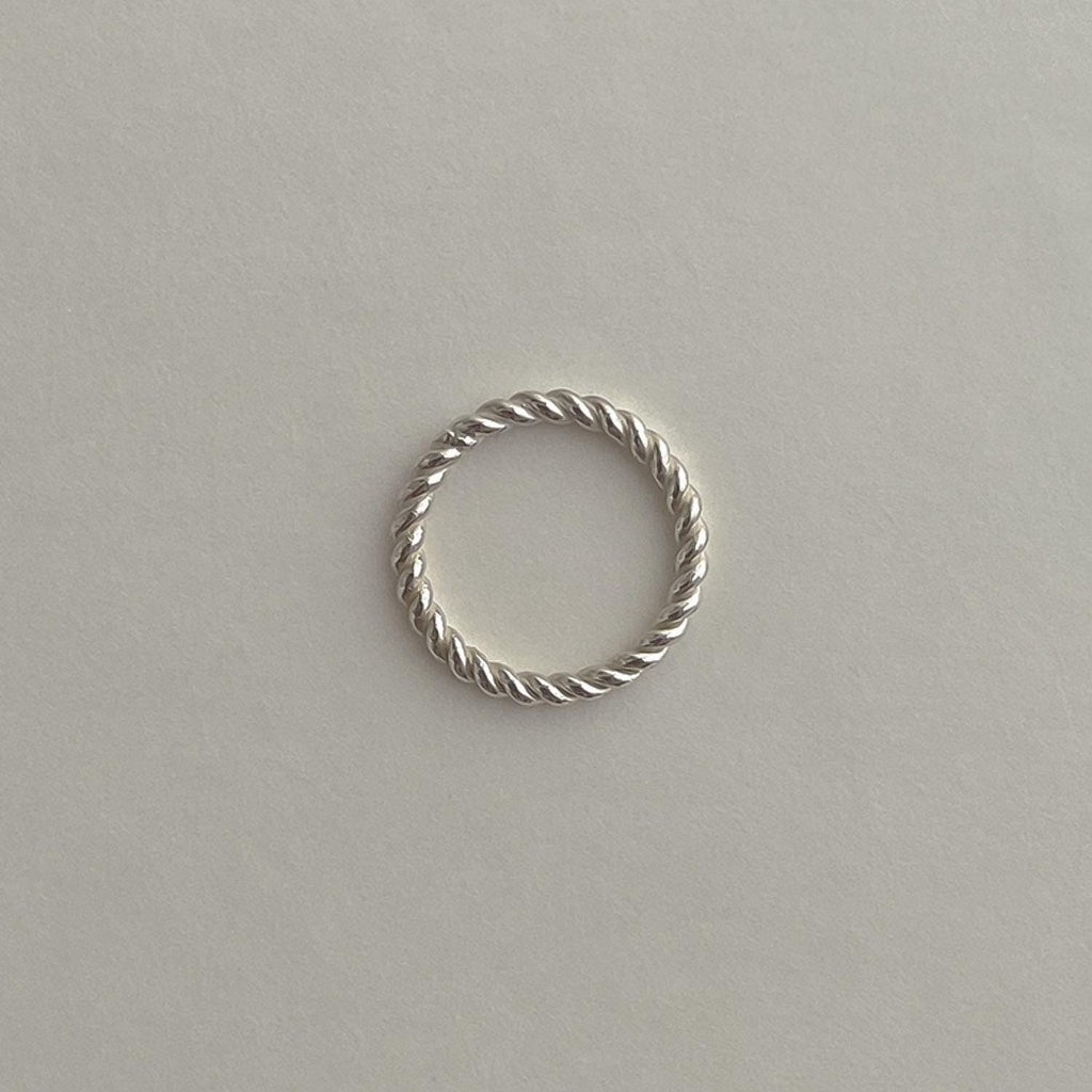 3mm Twisted Rope Band Ring